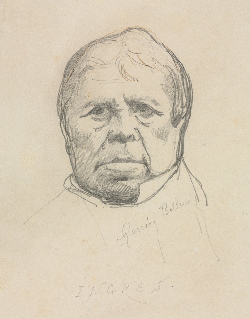 Porträt von Ingres von Albert Ernest Carrier Belleuse