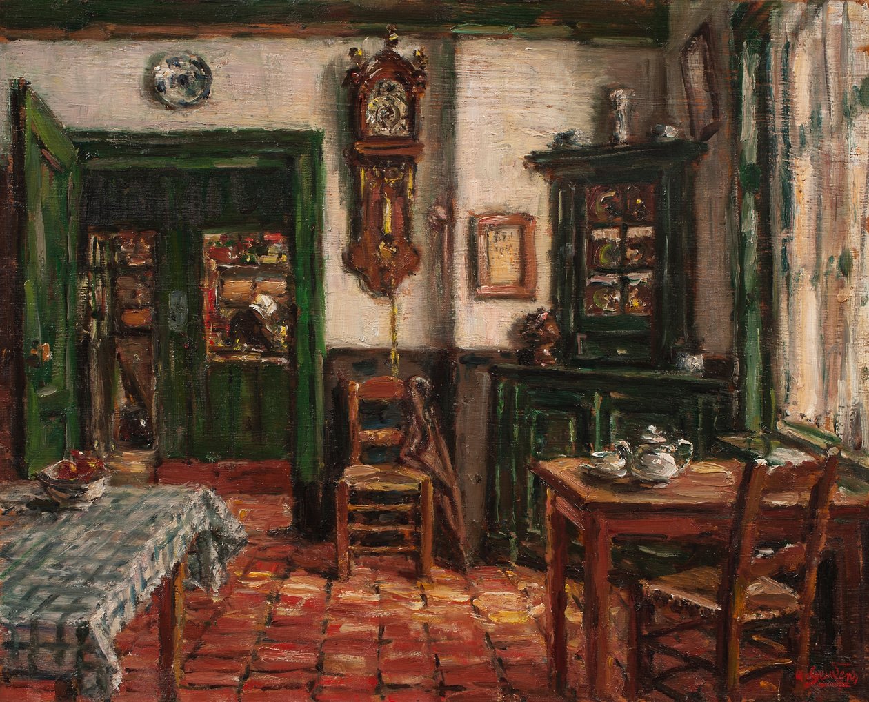 Das Gasthaus, Zeeland von Albert Geudens