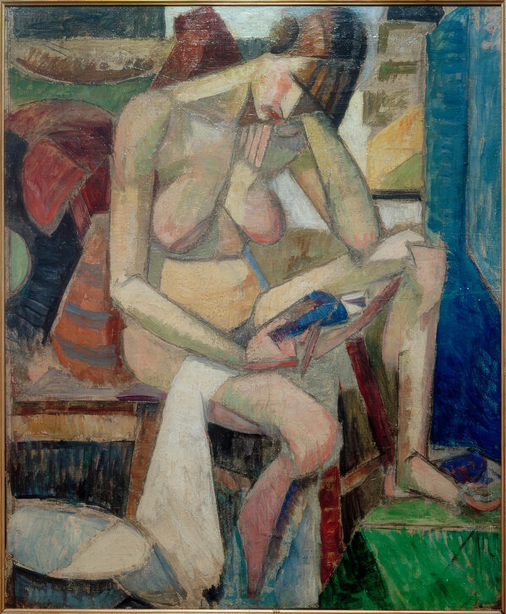 Sitzender Akt von Albert Gleizes
