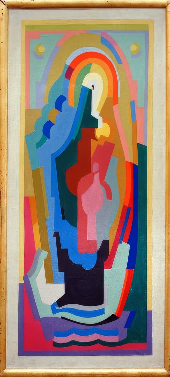 Die Heilige Jungfrau im Heiligenschein von Albert Gleizes