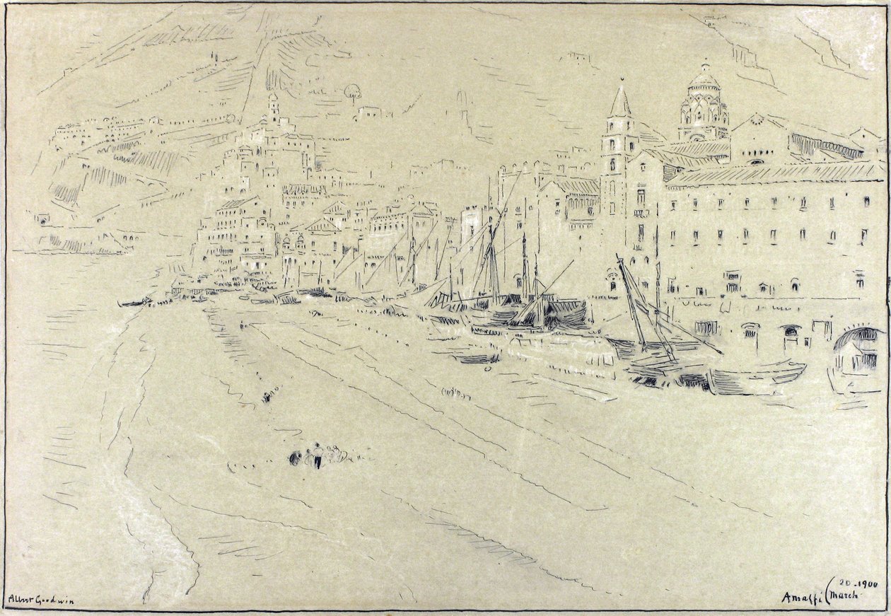 Amalfi von Albert Goodwin