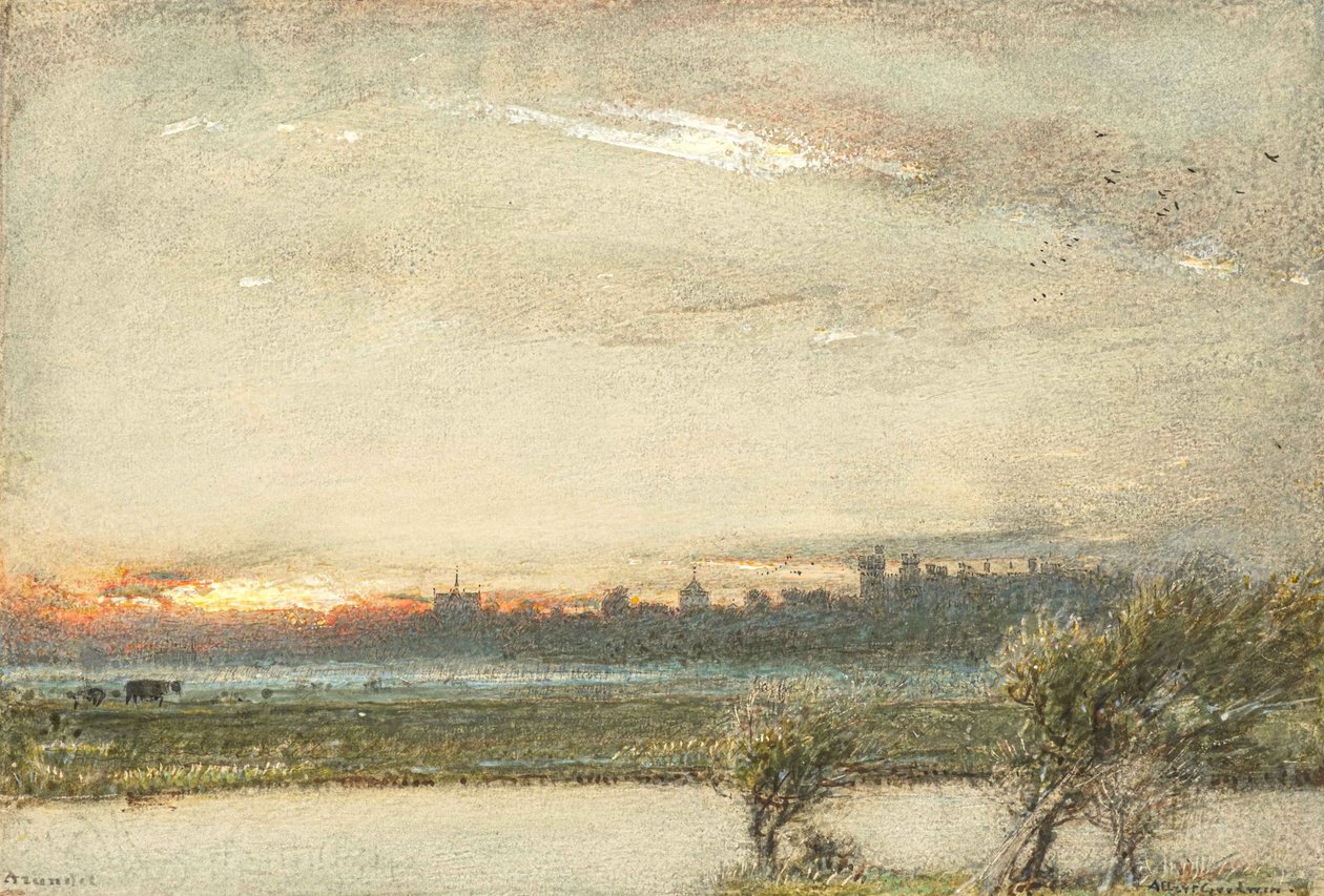 Arundel Castle, Sussex von Albert Goodwin