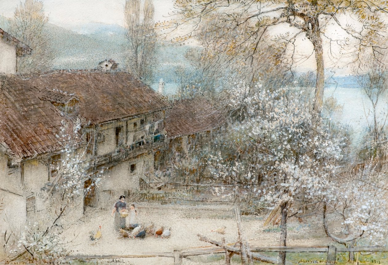 Baveno Lago Maggiore von Albert Goodwin