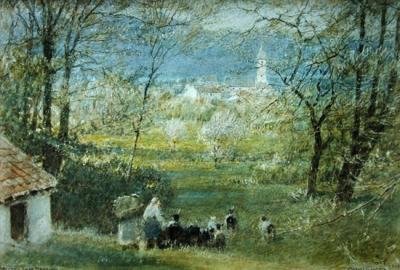 Bavino- Lago Maggiore von Albert Goodwin