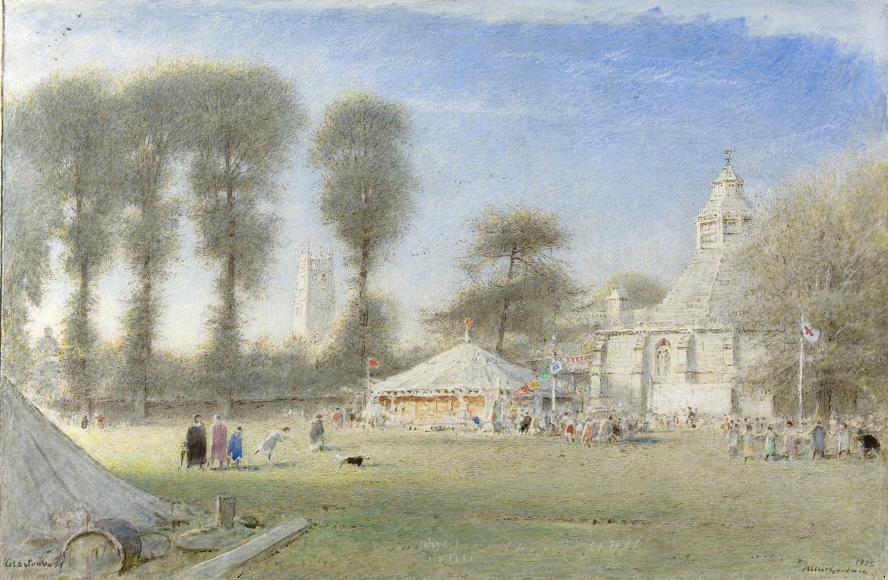 Glastonbury von Albert Goodwin