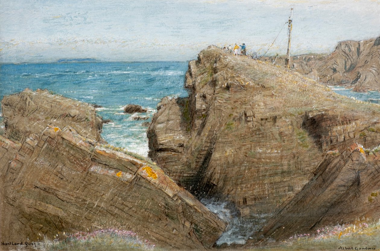 Hartland Quay von Albert Goodwin