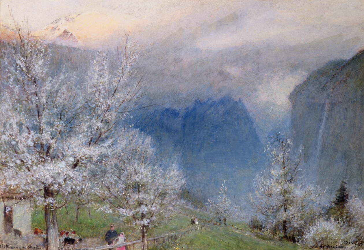Lauterbrunnen von Albert Goodwin