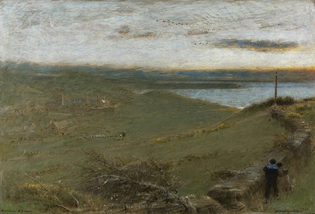 Morthoe, Nord-Devon von Albert Goodwin