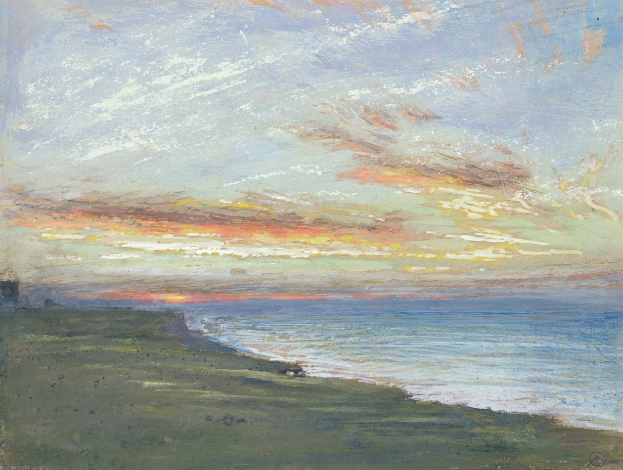 Norfolk Küste von Albert Goodwin
