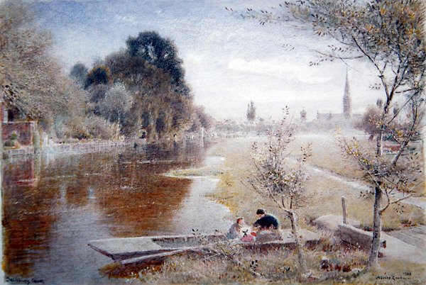 Salisbury Kanal von Albert Goodwin