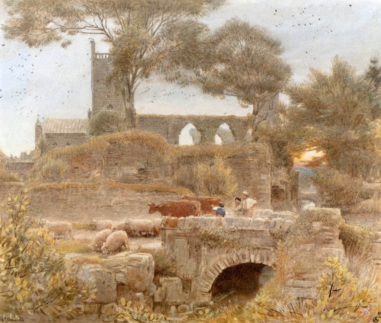 St. Davids von Albert Goodwin
