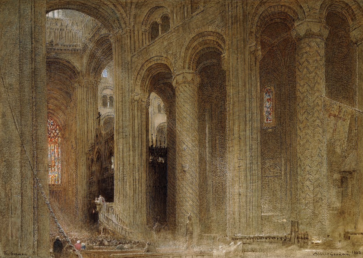Die Predigt von Albert Goodwin