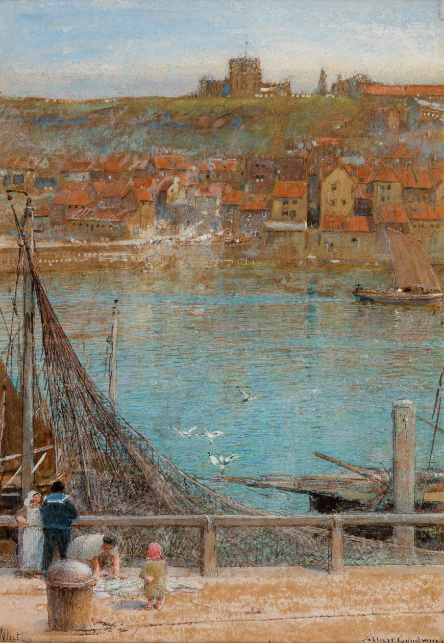 Whitby, undatiert von Albert Goodwin