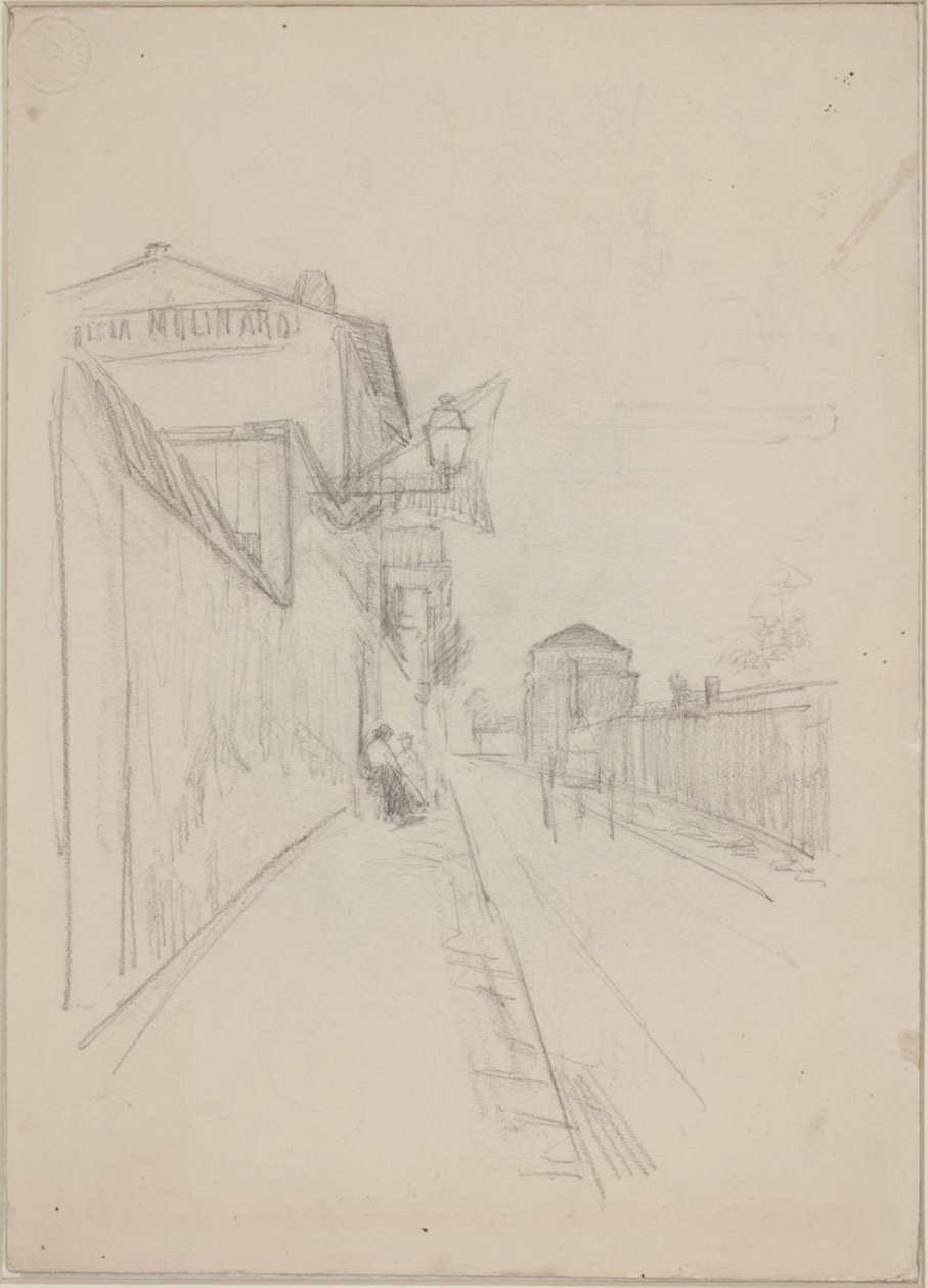 Eine französische Straße von Albert Gottschalk
