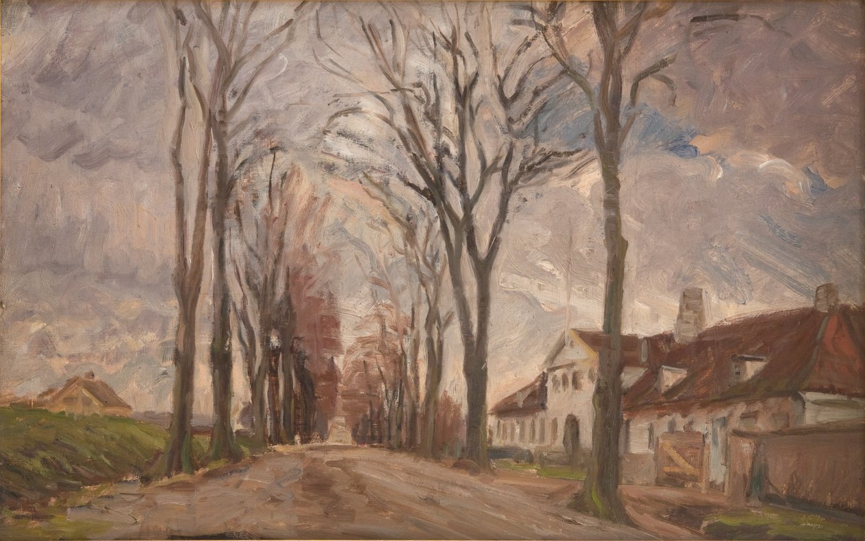 Lyngbyvejen bei Vintappergården von Albert Gottschalk