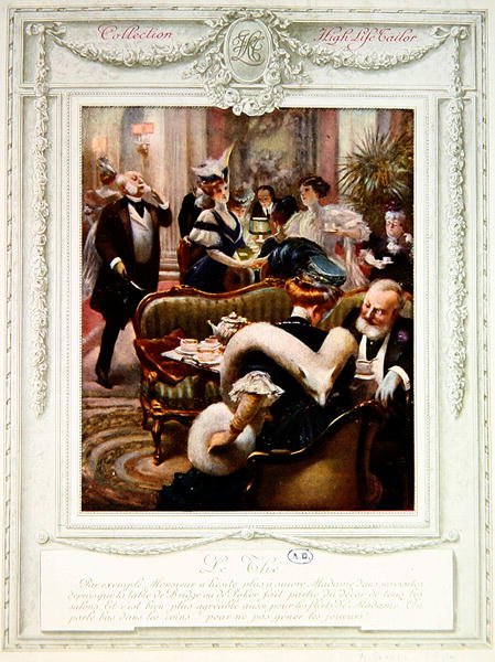 Le Thé, ca. 1910 von Albert Guillaume
