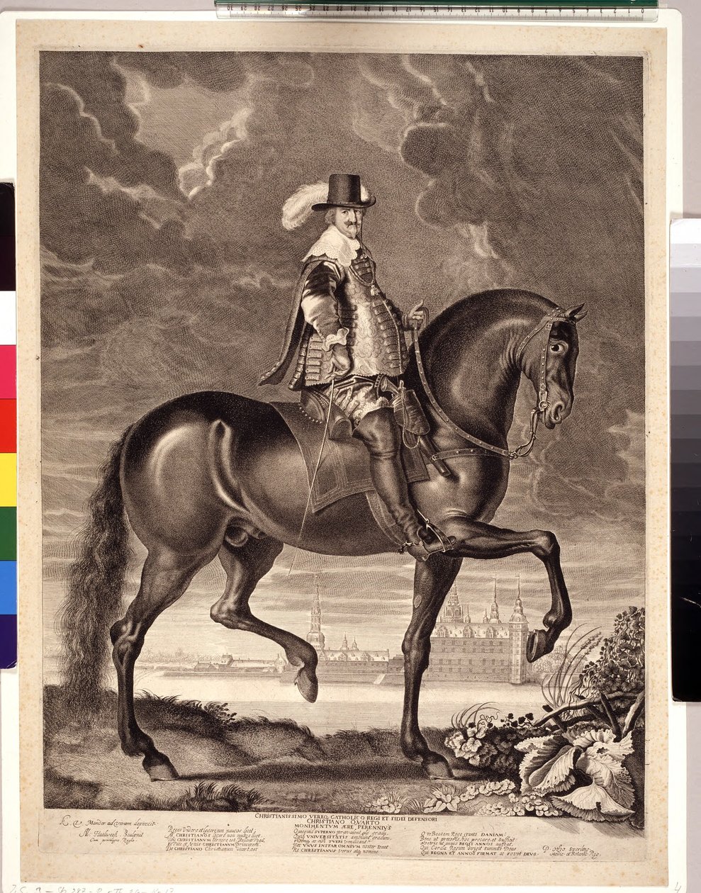 Christian IV. zu Pferd von Albert Haelwegh