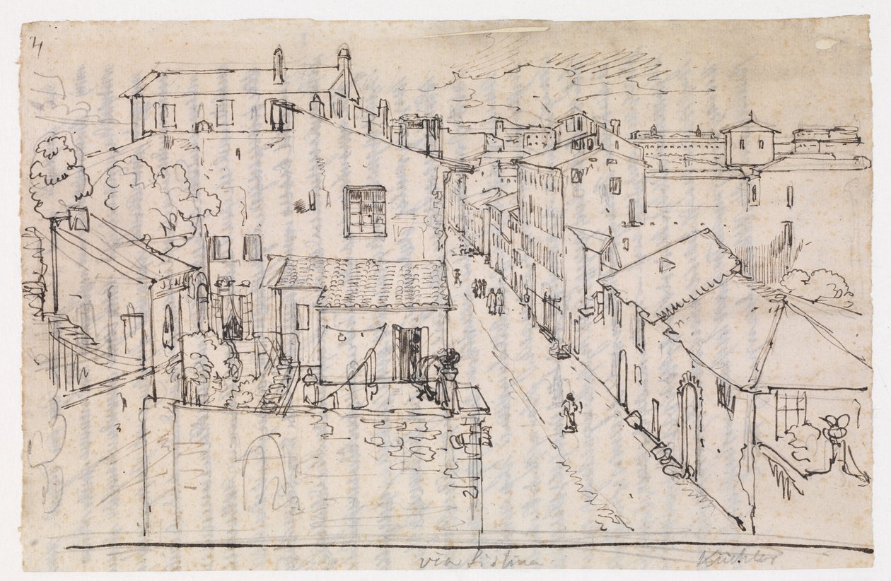 Rom, Via Sistina von Albert Küchler