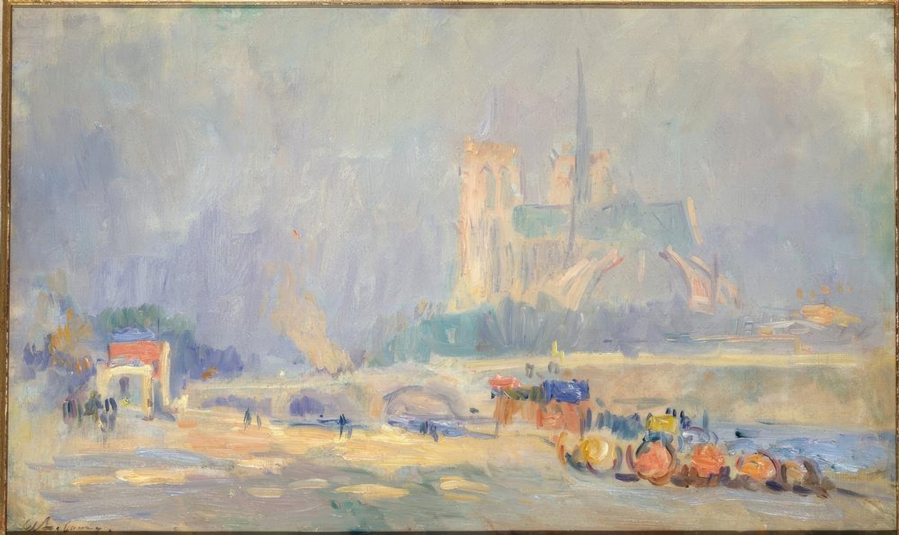 An den Kais von Paris von Albert Lebourg