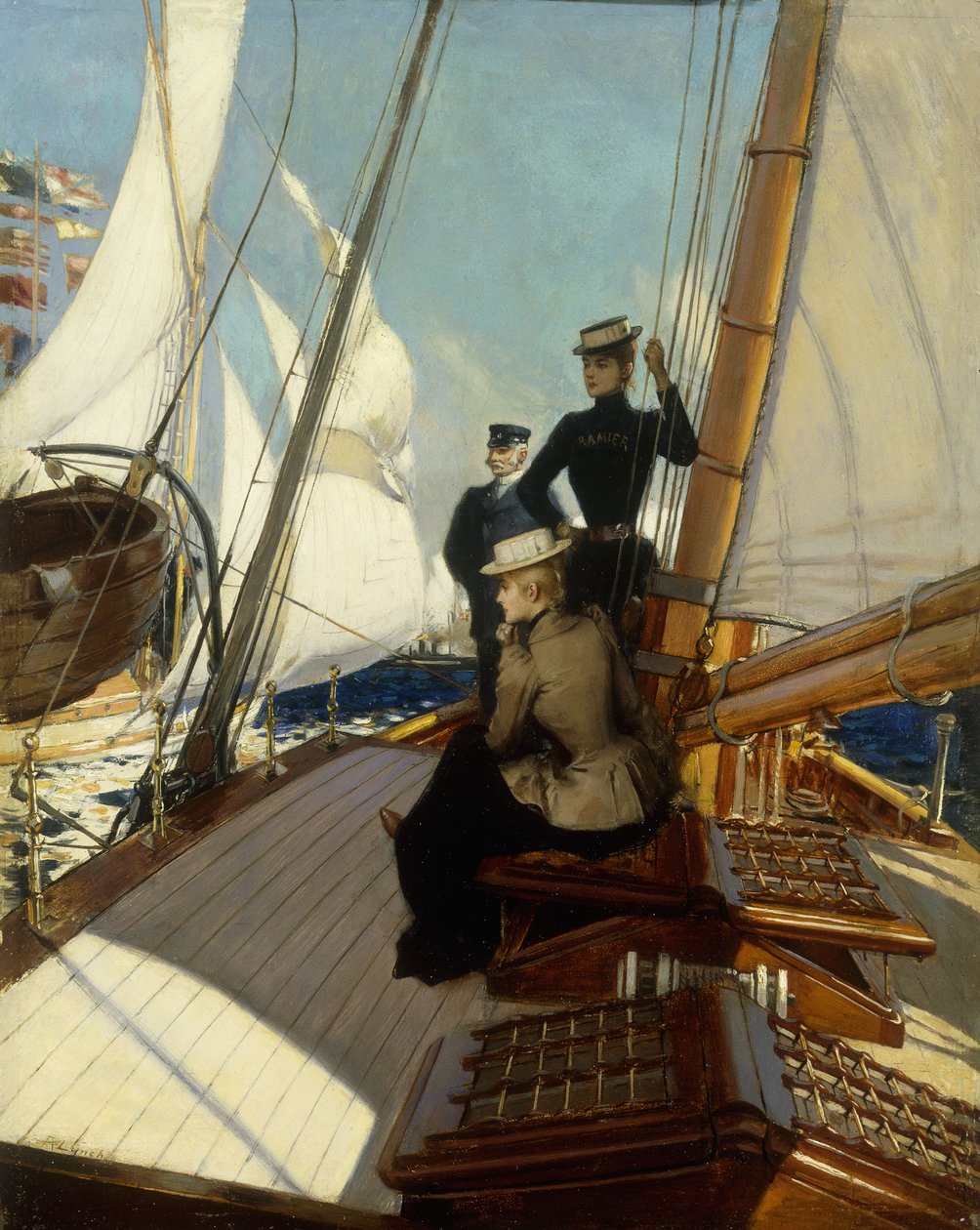 Ein Nachmittag auf See von Albert Lynch