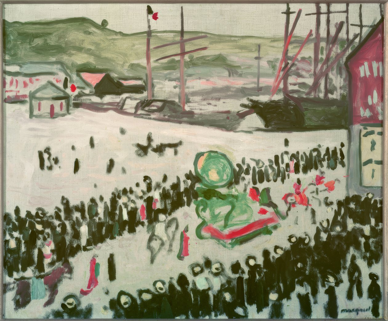 Karneval am Strand von Albert Marquet