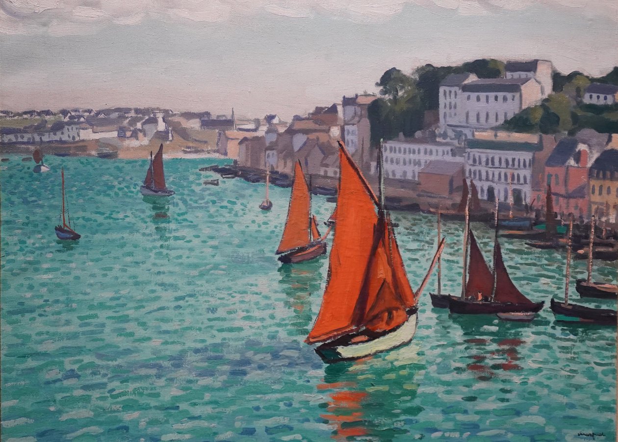 Rote Segel, Audierne von Albert Marquet