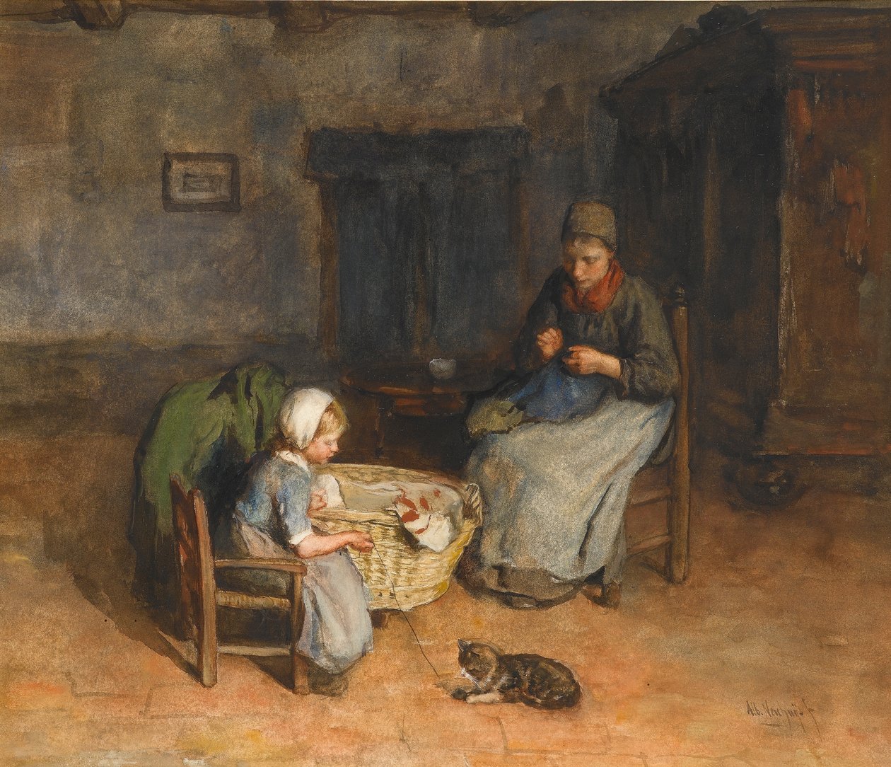 Ein niederländisches Zuhause von Albert Neuhuys