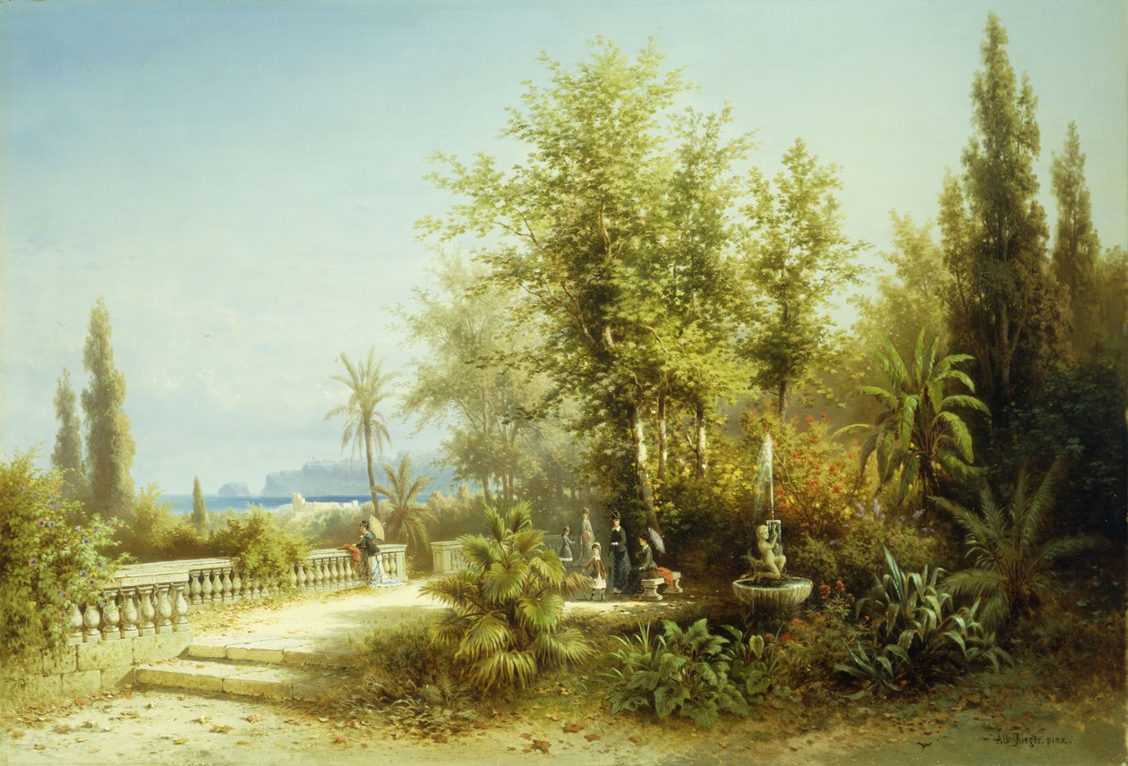 Eine Ansicht von Triest von Albert Rieger