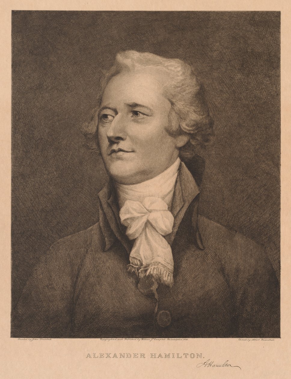 Alexander Hamilton, 1895 von Albert Rosenthal