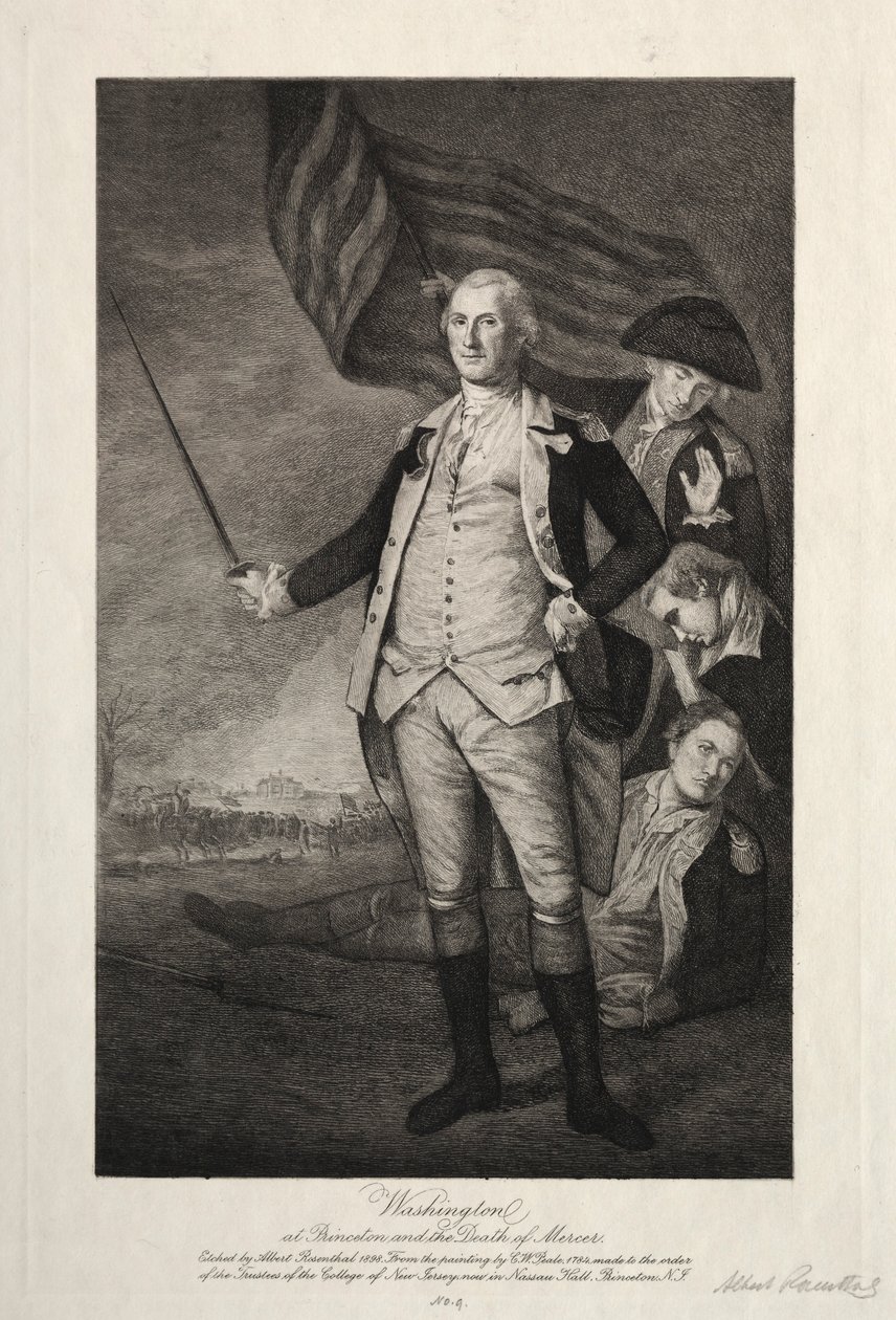 George Washington in Princeton von Albert Rosenthal