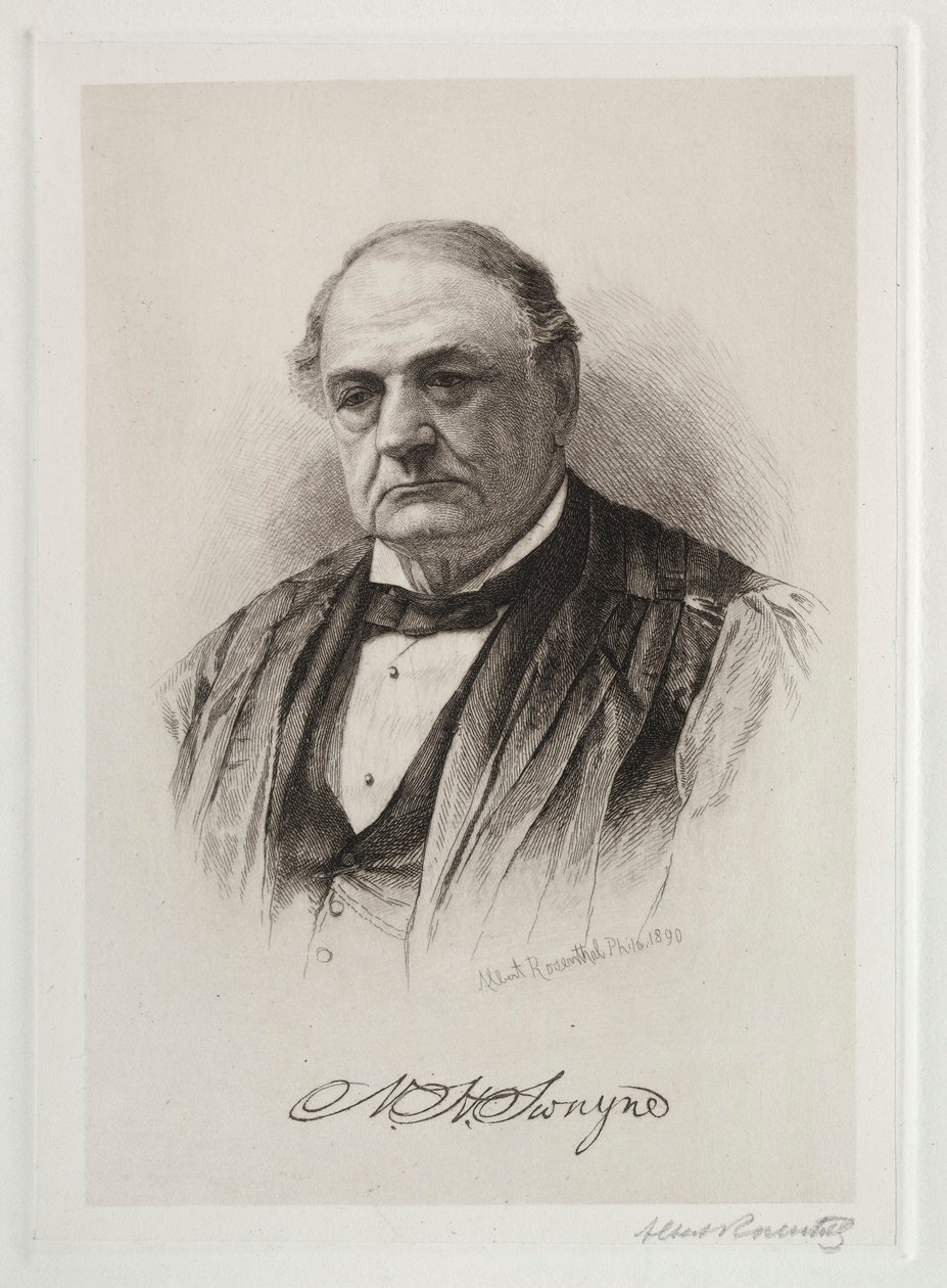 W. H. Swayne, 1890 von Albert Rosenthal