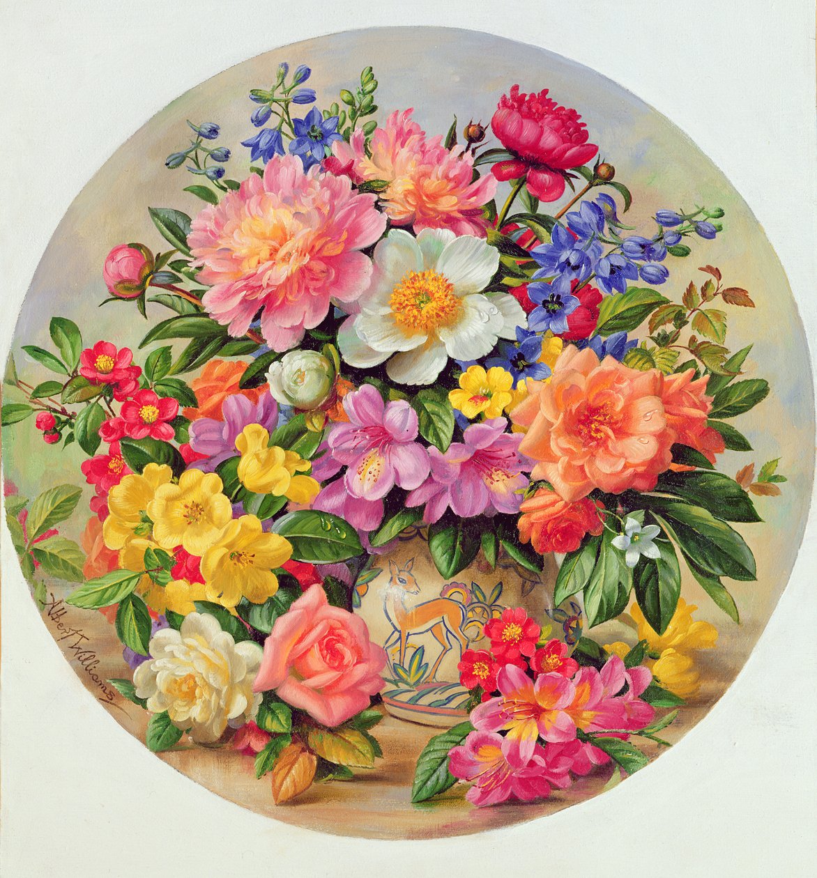 Gartenblumen des Juli von Albert Williams