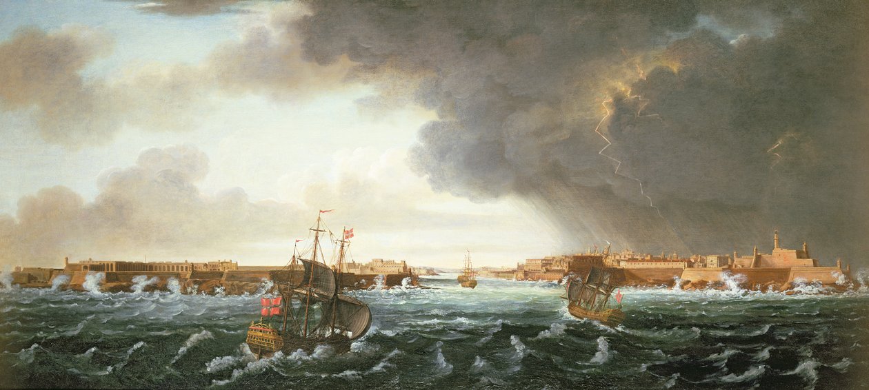 Ein Blick auf Valetta, Malta von Alberto Pullicino