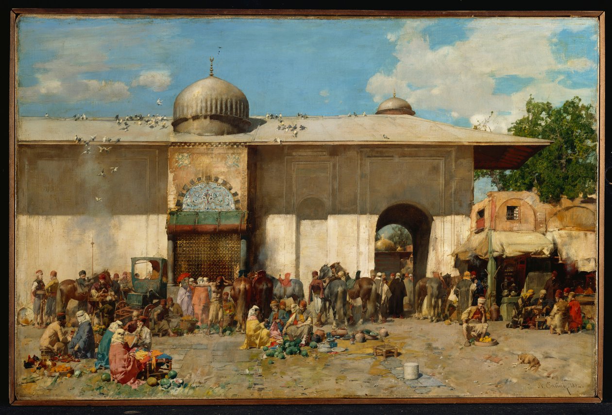 Orientalischer Markt, 1884 von Alberto Pasini