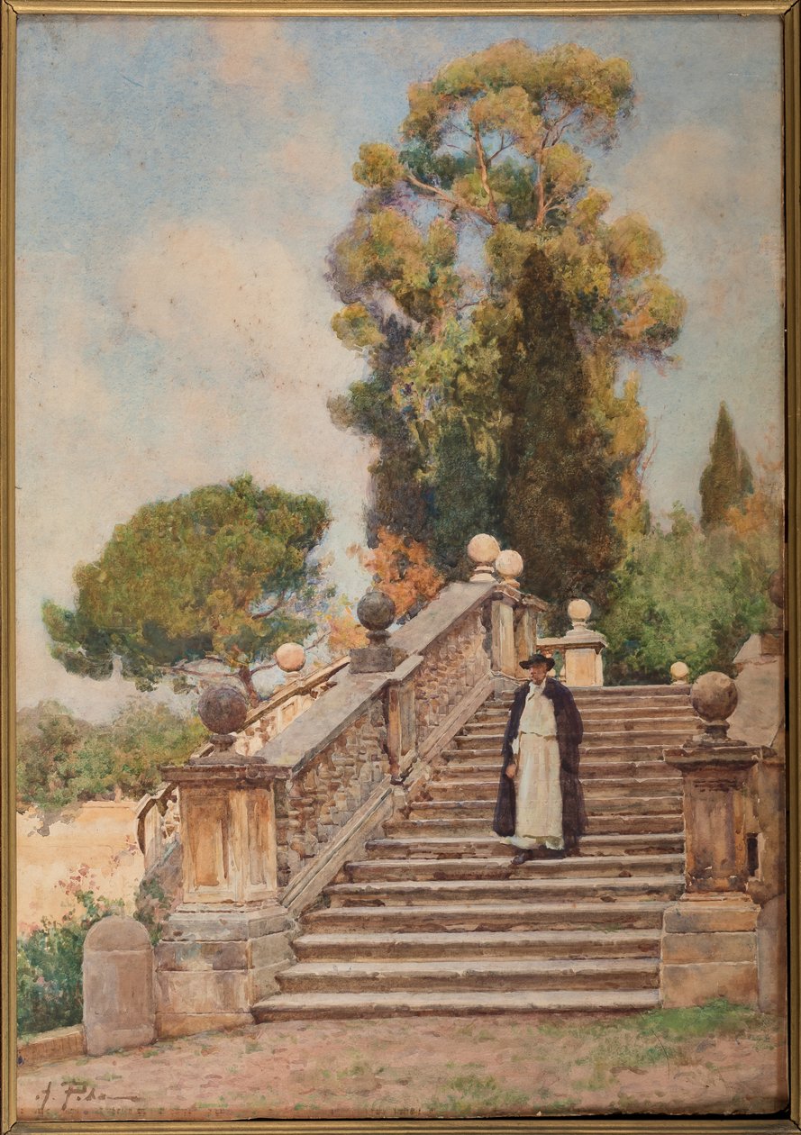 In der Villa von Alberto Pisa