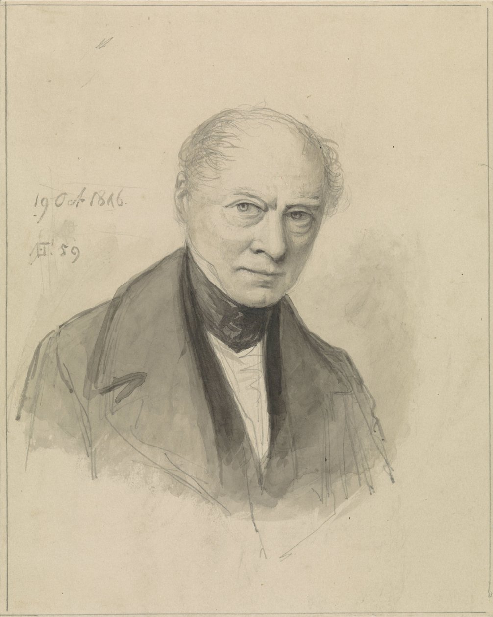 Selbstporträt von Albertus Brondgeest