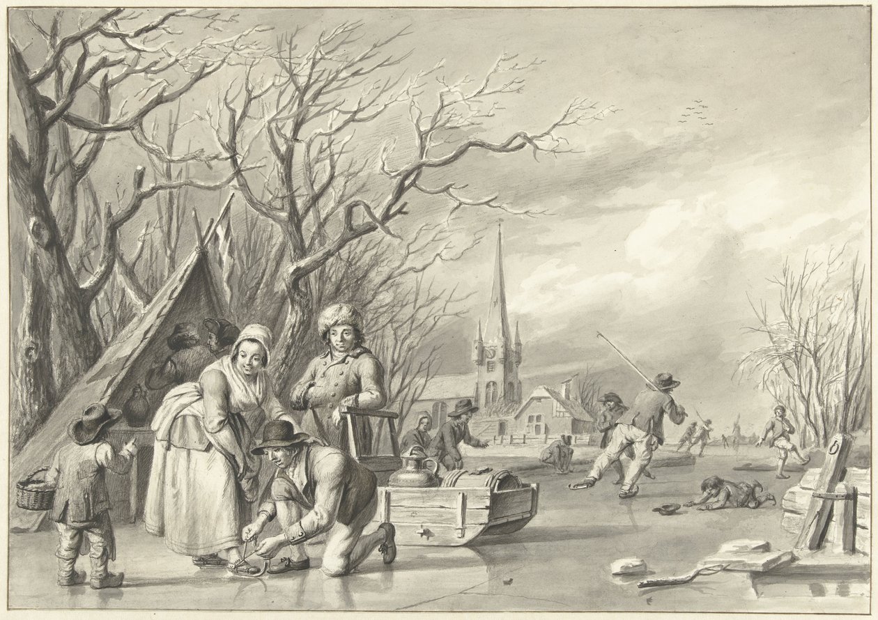 Eisvergnügen von Albertus Jacobus Besters