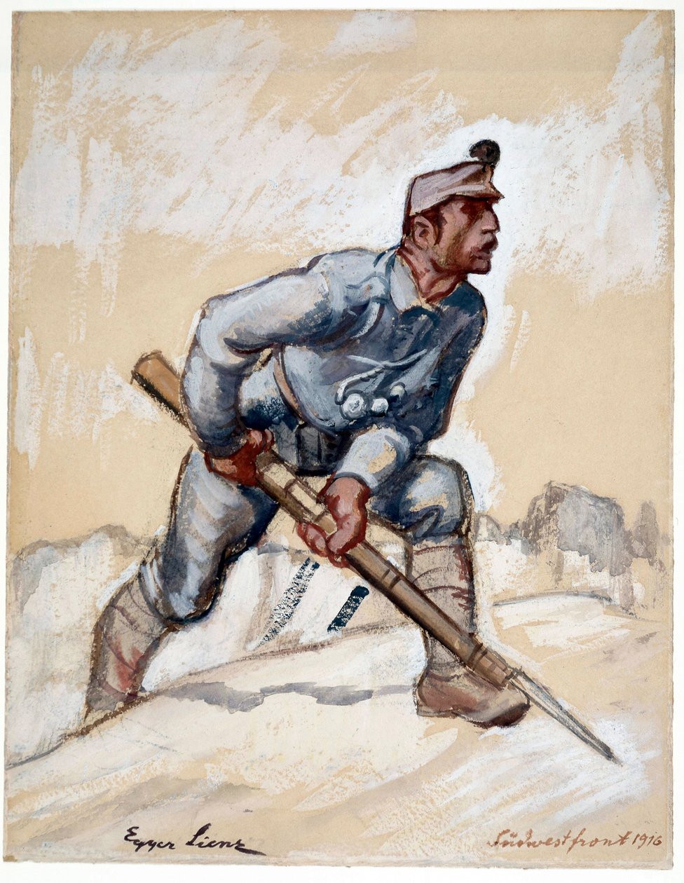 Südwestfront von Albin Egger Lienz