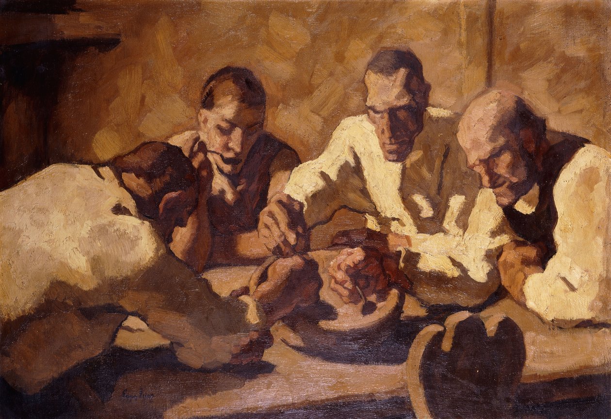 Das Mahl von Albin Egger Lienz