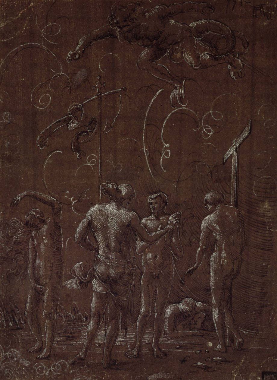 Christus in der Vorhölle, 16. Jahrhundert von Albrecht Altdorfer