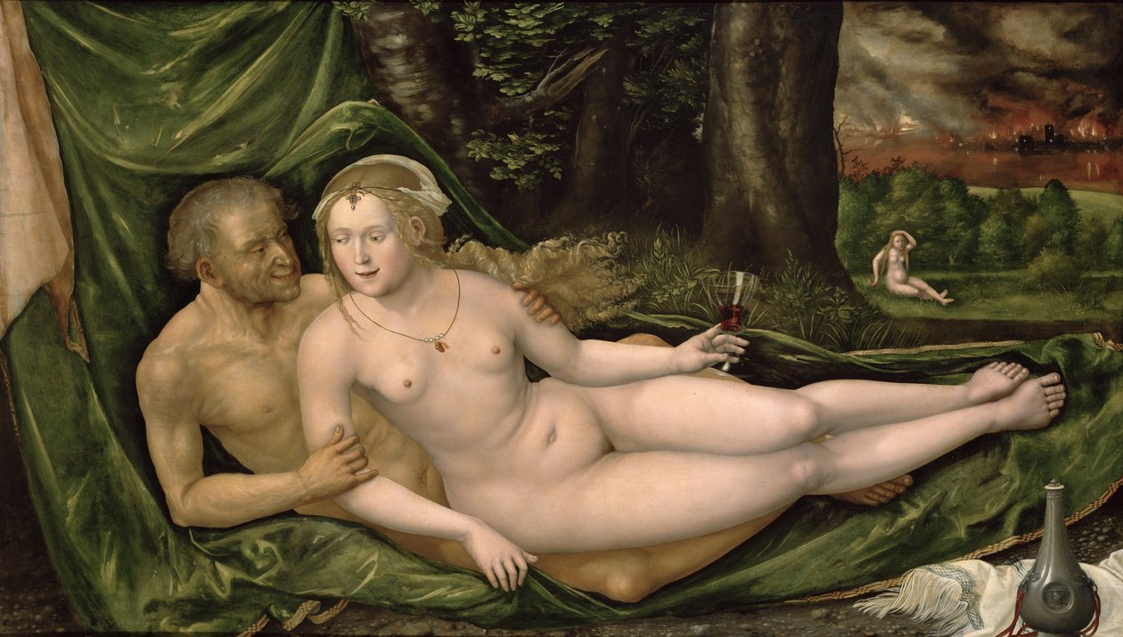 Lot und seine Tochter von Albrecht Altdorfer