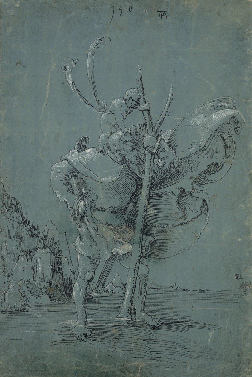 Heiliger Christophorus, 1510 von Albrecht Altdorfer