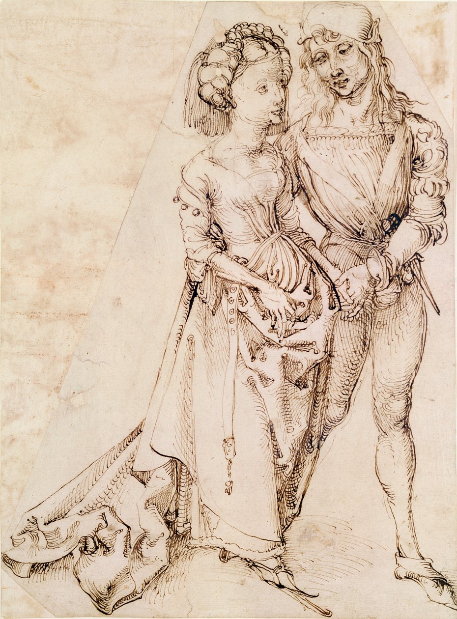 Ein junges Paar, 1484-94 von Albrecht Dürer