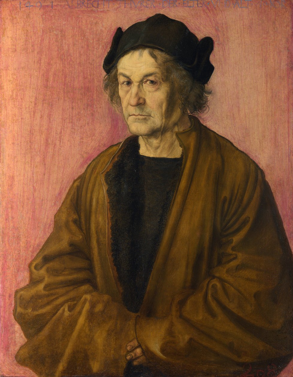 Albrecht Dürers Vater, 1497 (Tafel) von Albrecht Dürer