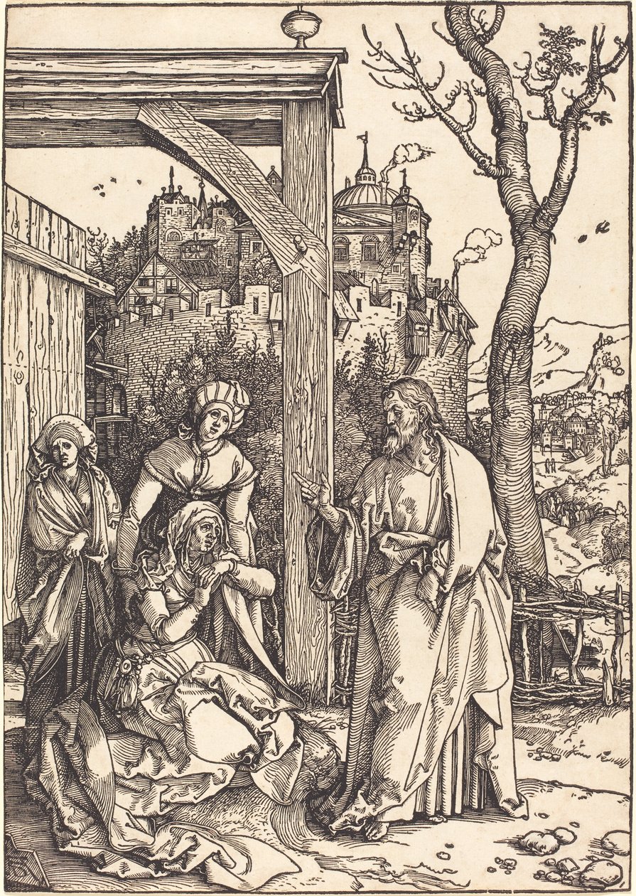 Christus nimmt Abschied von seiner Mutter von Albrecht Dürer