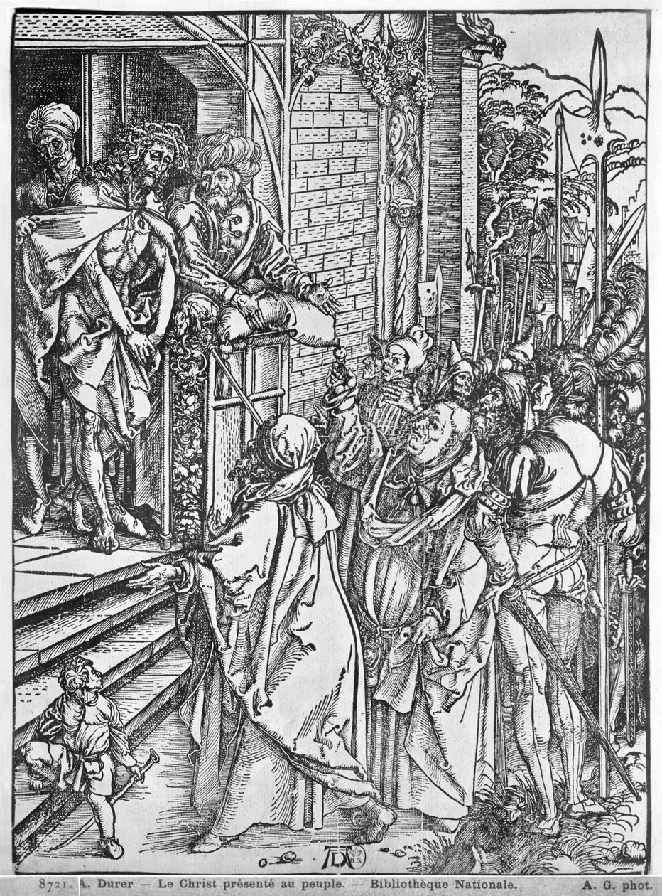 Christus dem Volk präsentiert von Albrecht Dürer