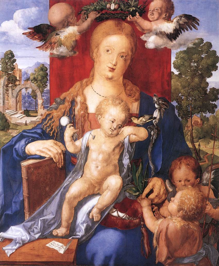 Madonna mit dem Zeisig von Albrecht Dürer