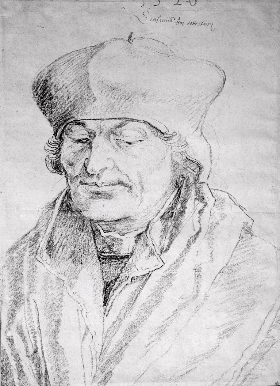 Porträt von Desiderius Erasmus (1469-1536), 1520 von Albrecht Dürer
