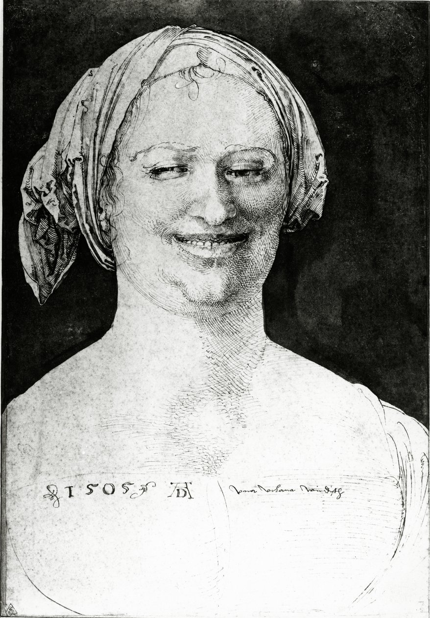 Porträt einer Bäuerin, 1505 von Albrecht Dürer
