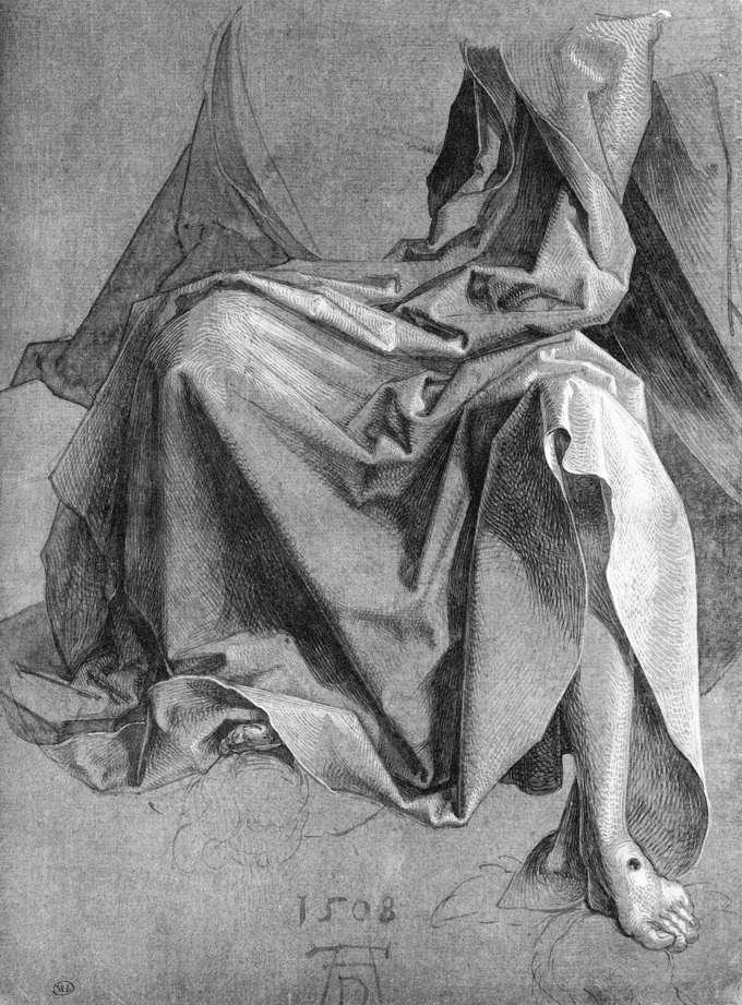 Studie eines Gewandes von Albrecht Dürer